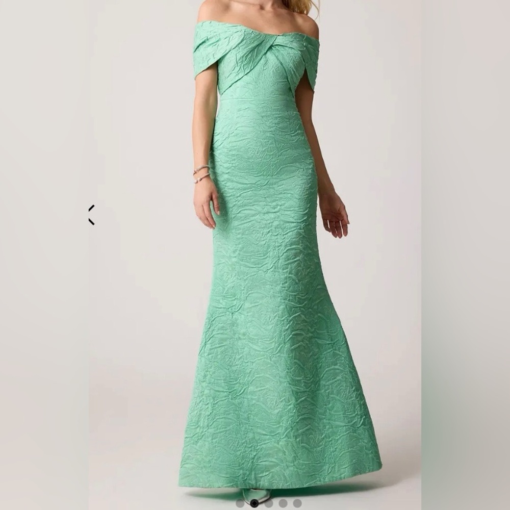 NWT Teri Jon, Formal, Mother of Bride Gown, Green, Size 4